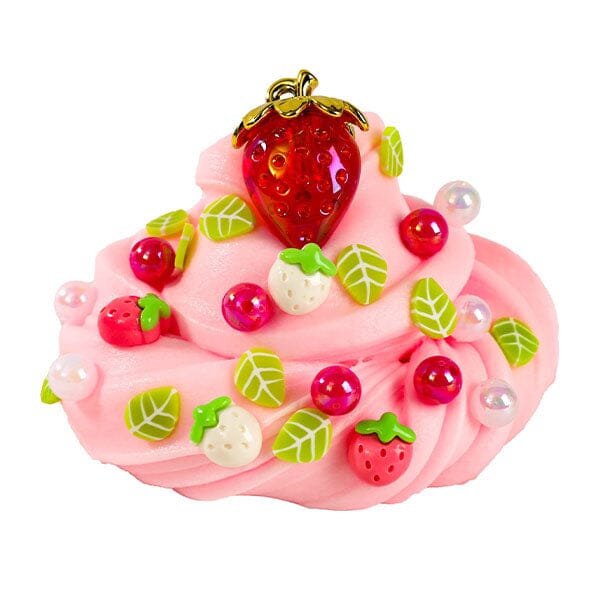 LIT Slime DIY Scented Slime Kit with Charms (1 Jar) Strawberry Blossom Simple LIT Slime