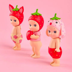 Sonny Angel Collectable Mini Cherub Figurines Strawberry Love Series Blind Box (1pc) Simple Sonny Angel