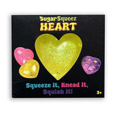SugarSqueez Squishies® Glitter Heart Maltose Fidget Stress Ball (1pc) Assorted Colors Simple SugarSqueez