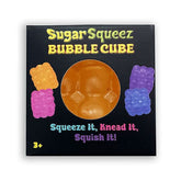 SugarSqueez Squishies® Bubble Cube Maltose Fidget Stress Ball (1pc) Assorted Colors Simple SugarSqueez