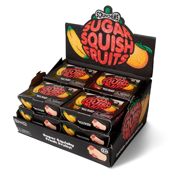Scrunchems Sugar Squish Fruits Squishy Fidget Toys (3pc) Simple Scrunchems
