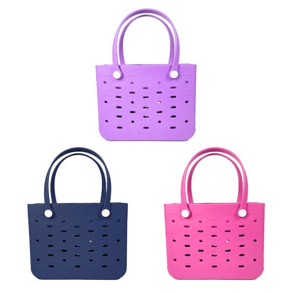 Sunzie Beach Bag Waterproof Rubber Tote Bag (Multiple Colors) Simple Exclusive