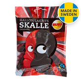 BUBS Godis: Raspberry Liquorice Skull Candy (90g) Made in Sweden Simple BUBS