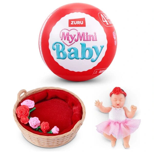 ZURU 5 Surprise My Mini Baby Sweet Heart Series 1 Collectible Capsule Simple ZURU