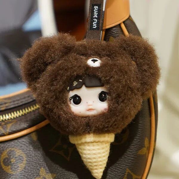 Nommi 100% Sweetness Series Kawaii Plush Doll Keychain Blind Box (1pc) Simple Nommi