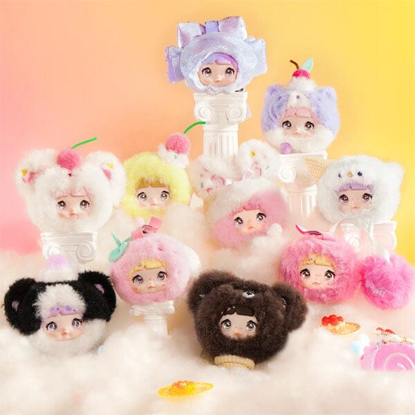Nommi 100% Sweetness Series Kawaii Plush Doll Keychain Blind Box (1pc) Simple Nommi