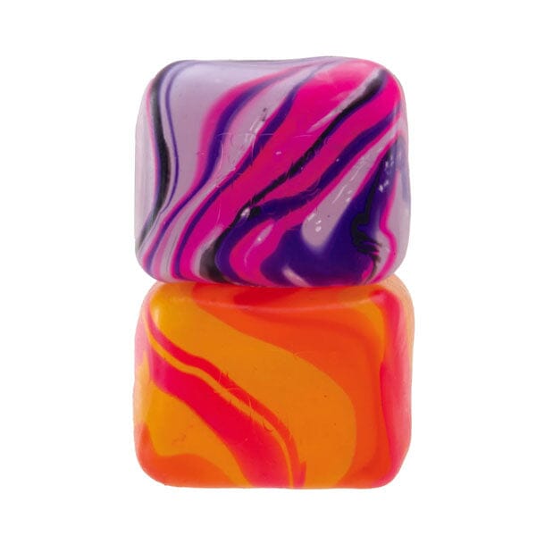 Nee Doh Nice Cube SWIRL Squishy Fidget Stress Ball (1pc) Assorted Colors Simple Nee Doh
