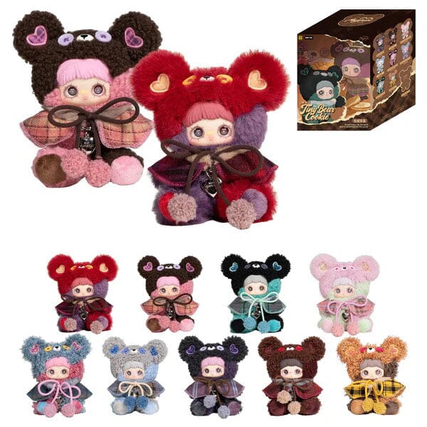 MayMei Tiny Bear Cookie Series Kawaii Plush Doll Blind Box (1pc) Simple Nommi