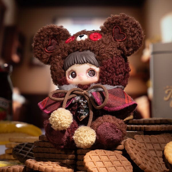 MayMei Tiny Bear Cookie Series Kawaii Plush Doll Blind Box (1pc) Simple Nommi