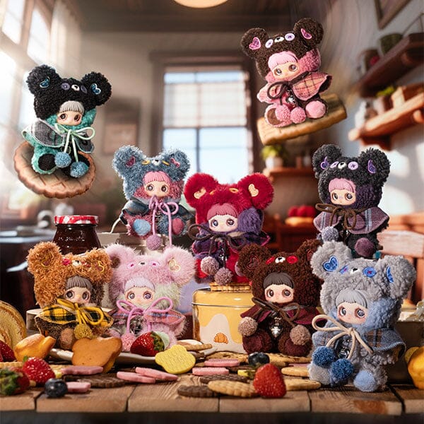 MayMei Tiny Bear Cookie Series Kawaii Plush Doll Blind Box (1pc) Simple Nommi