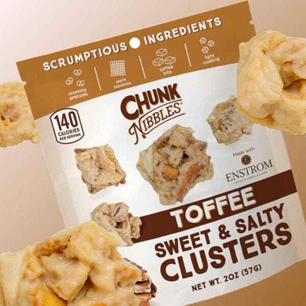 Chunk Nibbles Sweet & Salty Clusters (2oz) Multiple Flavors Simple Chunk Nibbles