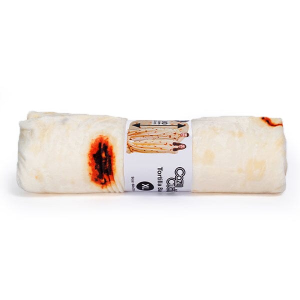 Cozy Cuddler Giant Fleece Tortilla Blanket (80") | As Seen On TikTok! Simple Cozy Cuddler