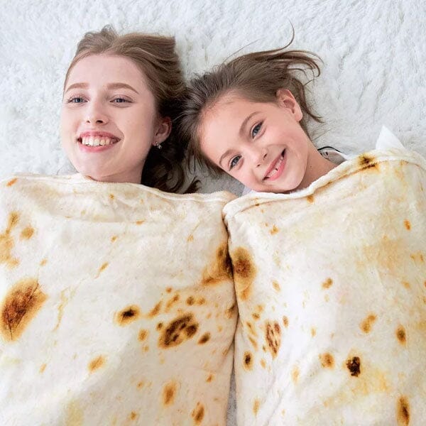 Cozy Cuddler Giant Fleece Tortilla Blanket (80") | As Seen On TikTok! | Pre-Order Preorder Showcase
