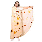 Cozy Cuddler Giant Fleece Tortilla Blanket (80") | As Seen On TikTok! | Pre-Order Preorder Showcase