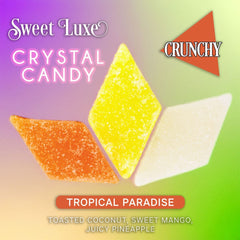 Sweet Luxe™ NEW Extra Crunchy Crystal Candy - Multiple Flavors Simple Sweet Luxe