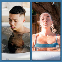 TubZero 2.5ft Tall Inflatable Ice Plunge Tub Simple Exclusive