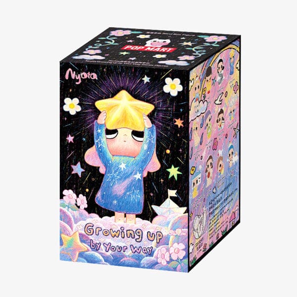 Pop Mart x Nyota: Growing Up By Your Way Series Collectible Figurine Blind Box (1pc) Simple Pop Mart