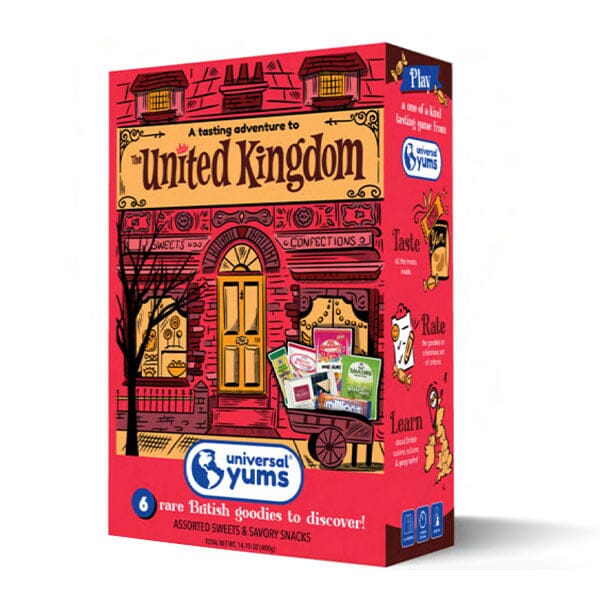 Universal Yums Mystery Snack Box: United Kingdom Candy Shoppe (6 Pieces) Simple Universal Yums
