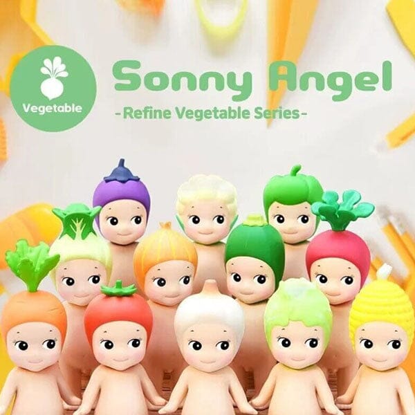 Sonny Angel Collectable Mini Cherub Figurines Vegetable Series Blind Box (1pc) Simple Sonny Angel
