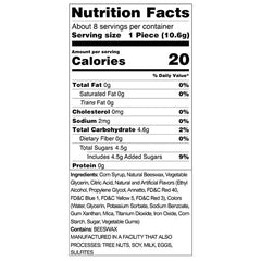 WaxYums! Chewy Gushing Fruity Wax Candy Bag (85g) Simple Exclusive