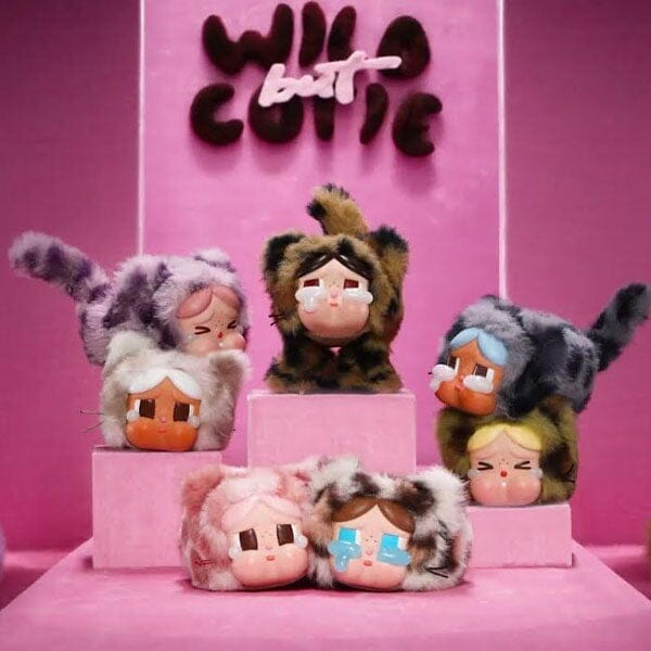 Pop Mart x CRYBABY: Wild But Cutie Series Plush Keychain Blind Box (1pc) Simple Pop Mart