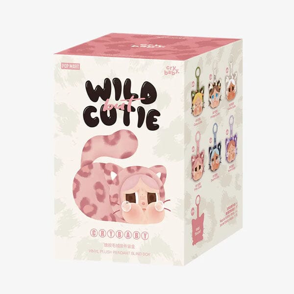 Pop Mart x CRYBABY: Wild But Cutie Series Plush Keychain Blind Box (1pc) Simple Pop Mart