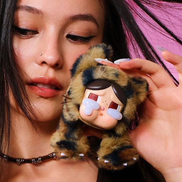 Pop Mart x CRYBABY: Wild But Cutie Series Plush Keychain Blind Box (1pc) Simple Pop Mart