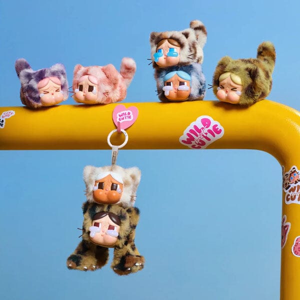 Pop Mart x CRYBABY: Wild But Cutie Series Plush Keychain Blind Box (1pc) Simple Pop Mart