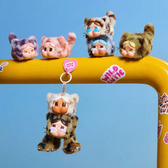 Pop Mart x CRYBABY: Wild But Cutie Series Plush Keychain Blind Box (1pc) Simple Pop Mart