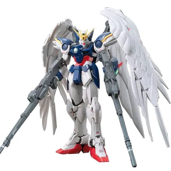 BANDAI Hobby RG #17 XXXG-00W0 Wing Gundam Zero EW 1/144 Scale 5" Model Kit Simple Gundam