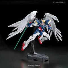 BANDAI Hobby RG #17 XXXG-00W0 Wing Gundam Zero EW 1/144 Scale 5" Model Kit Simple Gundam