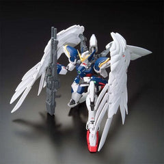 BANDAI Hobby RG #17 XXXG-00W0 Wing Gundam Zero EW 1/144 Scale 5" Model Kit Simple Gundam