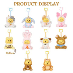 MINISO x Disney: Winnie The Pooh "Naughty Team" Series Plush Keychain Blind Box (1pc) Simple MINISO