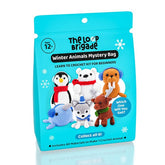 The LOOP Brigade: Mystery Winter Animals DIY Crochet Plush Toy Complete Kit For Beginners Blind Bag Simple The LOOP Brigade