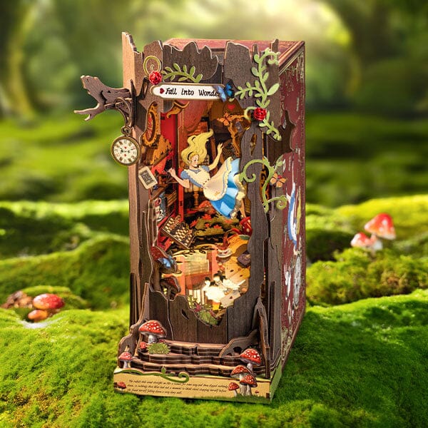 Rolife Book Nook & Wonderland LED Fall Into Wonder DIY Kit (300pc) Simple Rolife
