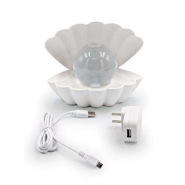LED Color-Changing Clam Shell Glitter Lamp Simple Showcase