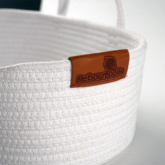 Reborn Dolls Cuddles & Snuggles Cotton Carry Basket Simple Showcase