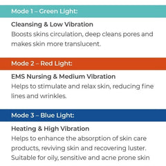 DermaRejuv LED Micro-Current Dolphin Facial Massager Simple Showcase