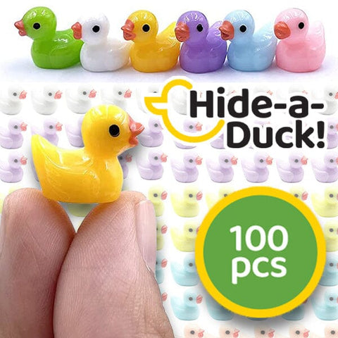 Hide-A-Duck! (100pc) Tiny Ducks To Prank Your Friends With!
