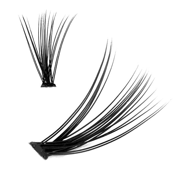 WOW Lash Clusterz Kit | 288 Eyelash Clusters | Includes Glue & Tweezers! Simple Showcase
