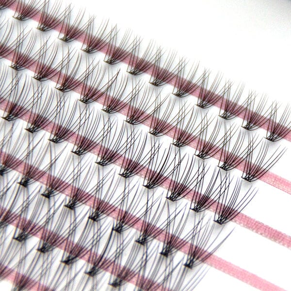 WOW Lash Clusterz Kit | 288 Eyelash Clusters | Includes Glue & Tweezers! Simple Showcase