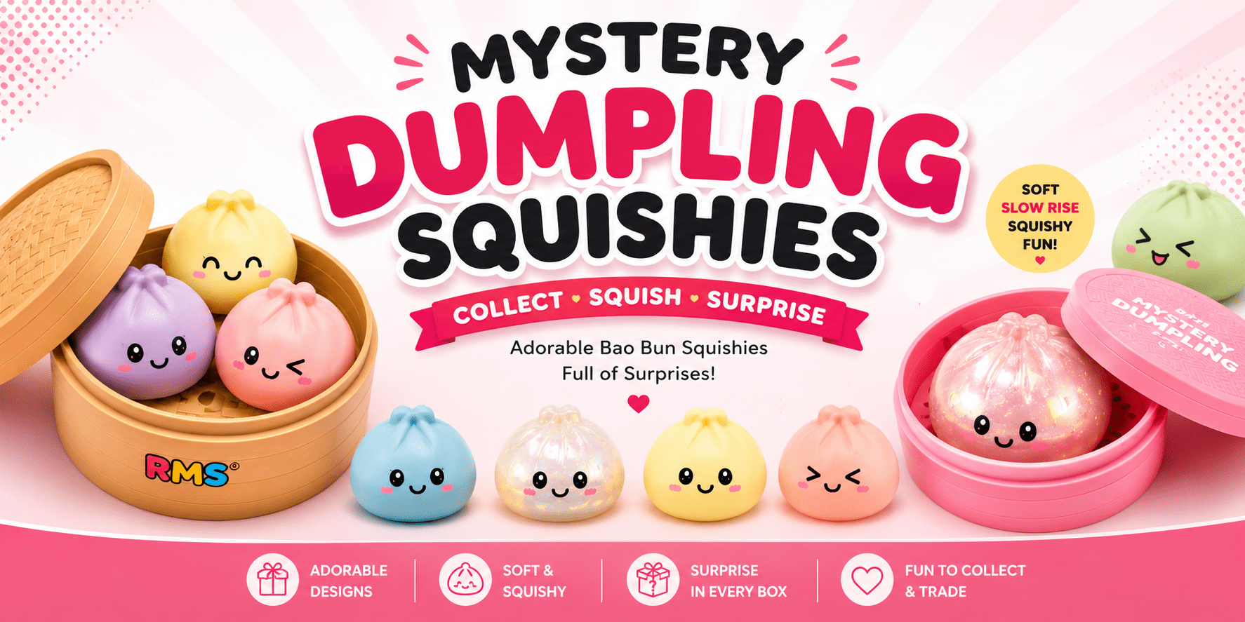 Mystery Dumpling Squishies at Showcase Canada