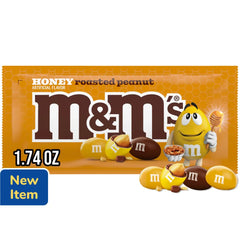 M&M'S Honey Roasted Peanut Chocolate Candy Pack Simple M&M's 