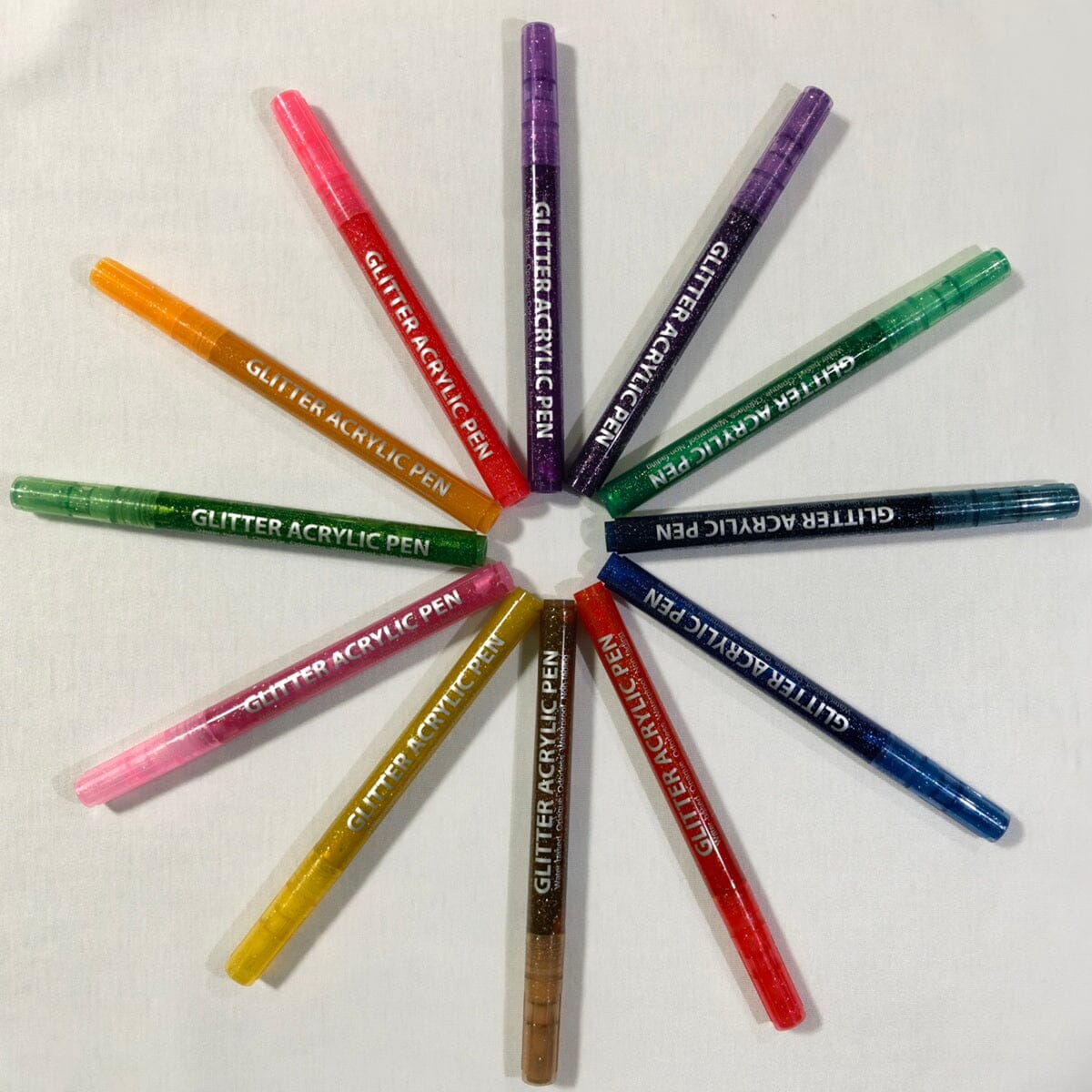TouchHero - Glitter Pen Markers - 12pk Simple TouchHero 