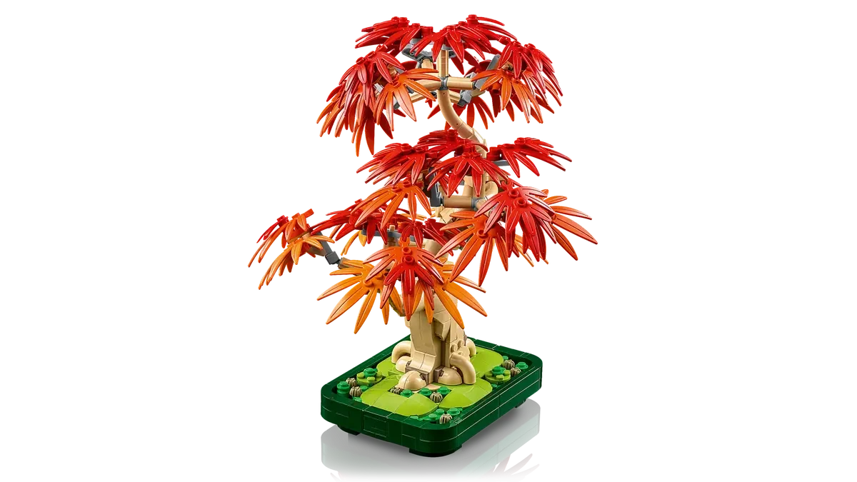 LEGO® Japanese Red Maple Bonsai Tree Showcase 