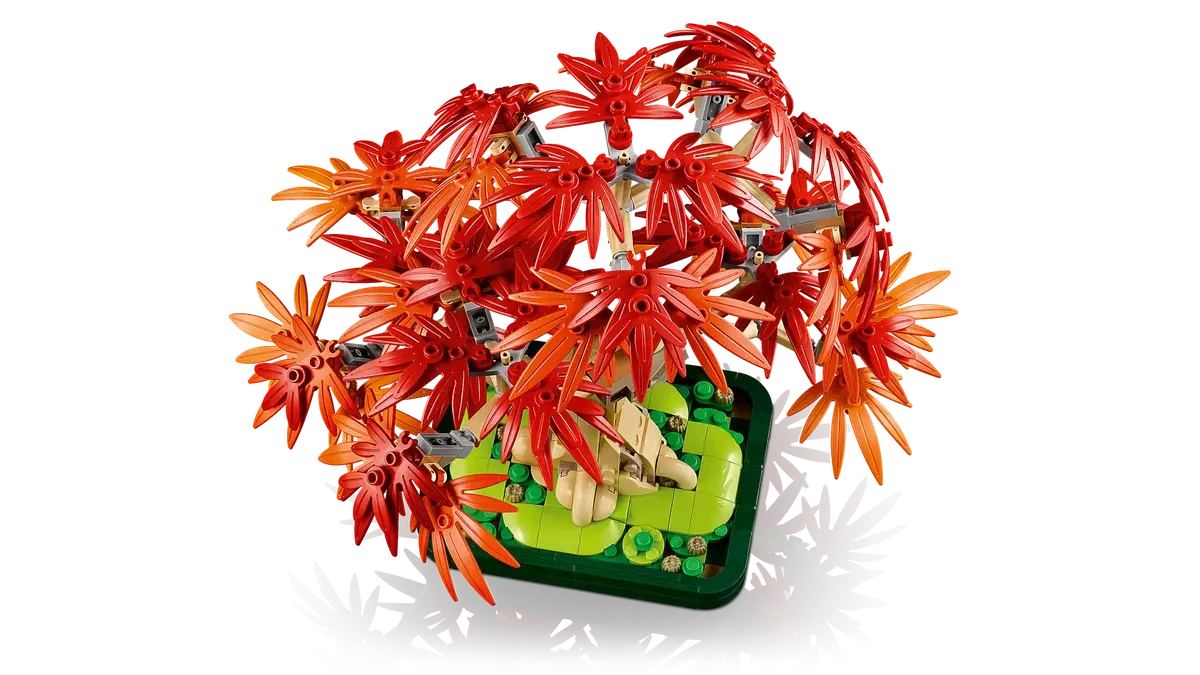 LEGO® Japanese Red Maple Bonsai Tree Showcase 