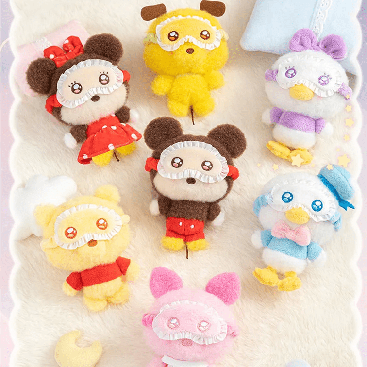 TOP TOY x Disney Squinting Sleepwear Series Plush Pendant Blind Box (1pc) Simple TOP TOY 