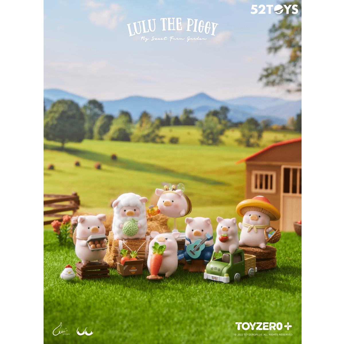 ToyZeroPlus x Lulu The Piggy My Sweet Farm Garden Blind Box (1pc) Simple TOYZEROPLUS 