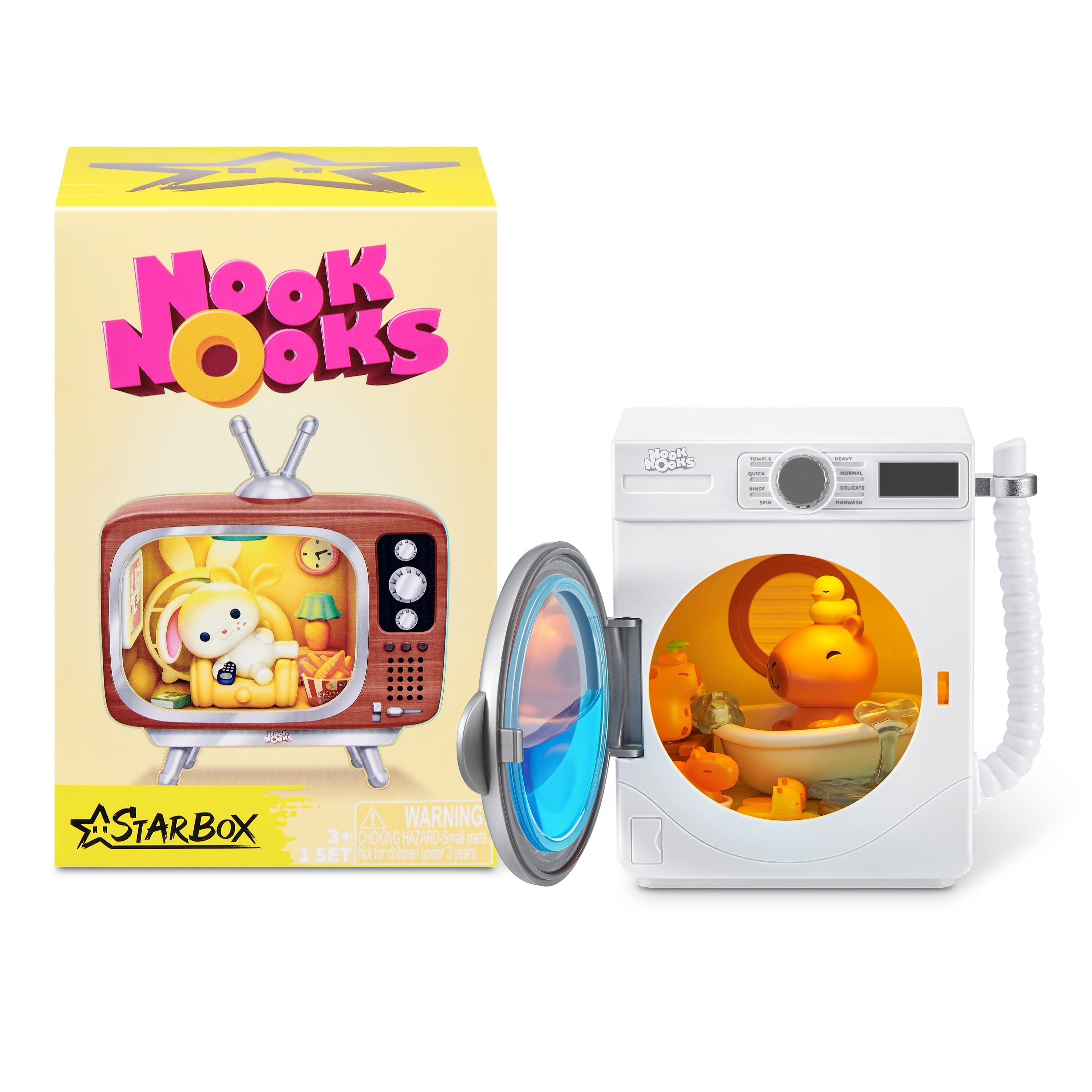 STARBOX Nook Nooks Series 1 Blind Box Collectible Mini Collectible Animal Figurines (1pc) Simple Star box 