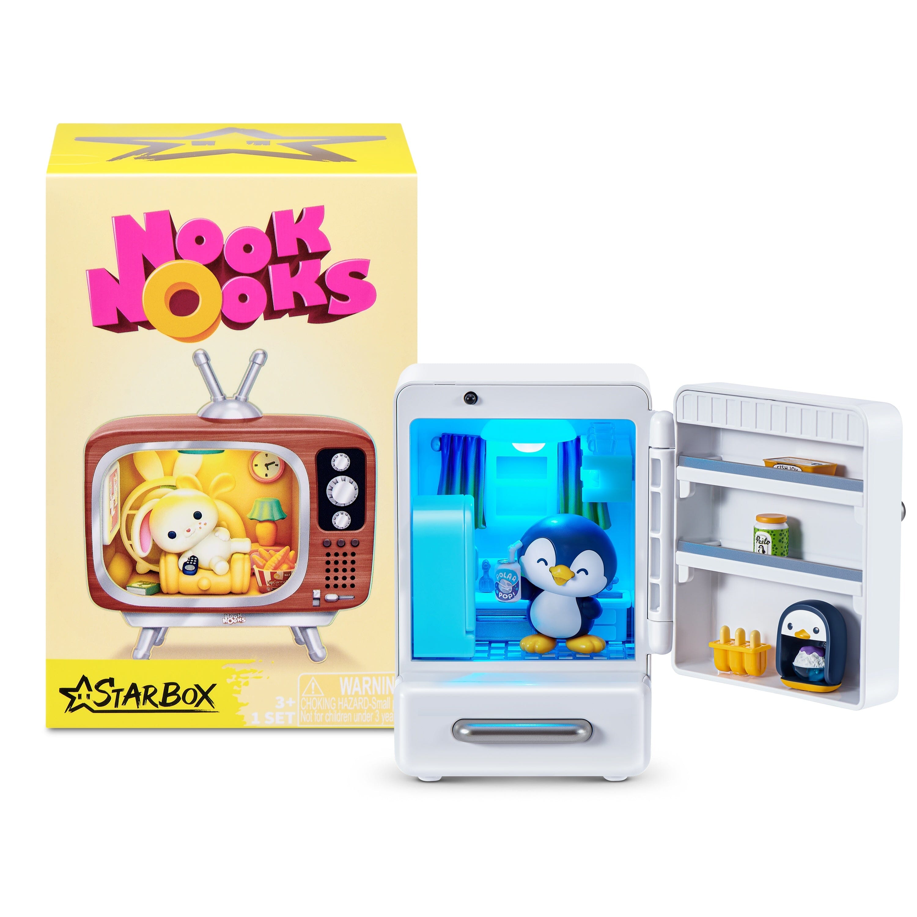 STARBOX Nook Nooks Series 1 Blind Box Collectible Mini Collectible Animal Figurines (1pc) Simple Star box 